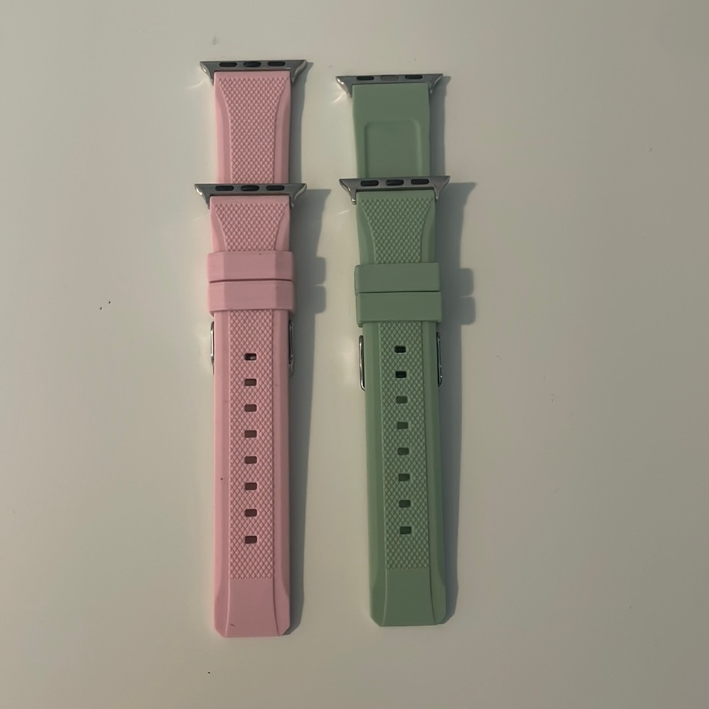 NWOT silicone bands for Apple Watch 38mm